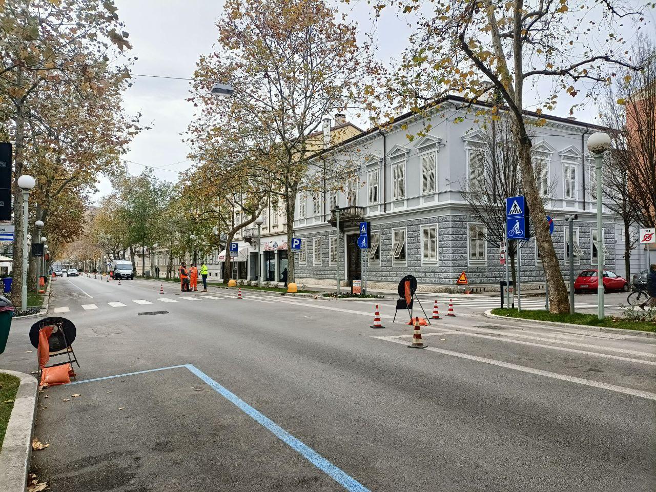 Copertina per Ritorna il doppio senso in corso Italia, partiti i lavori a Gorizia